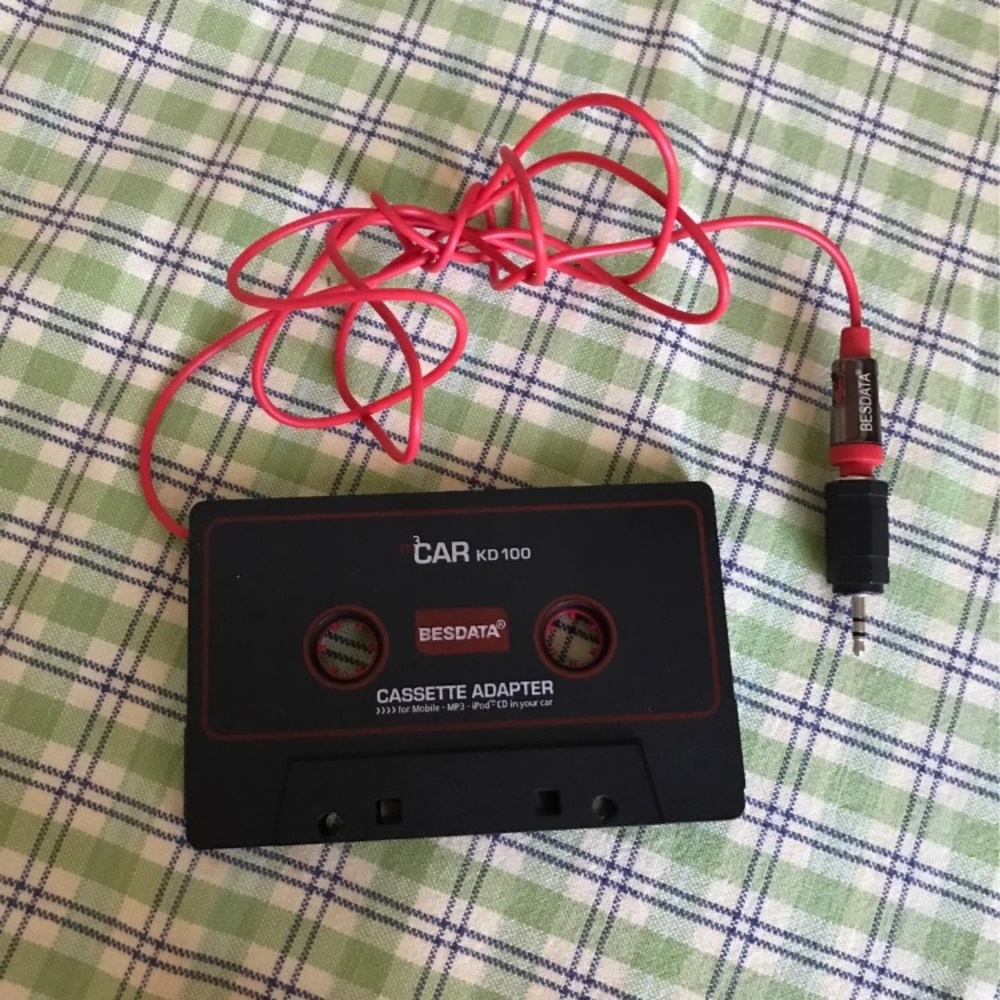 Car cassette phone adapter